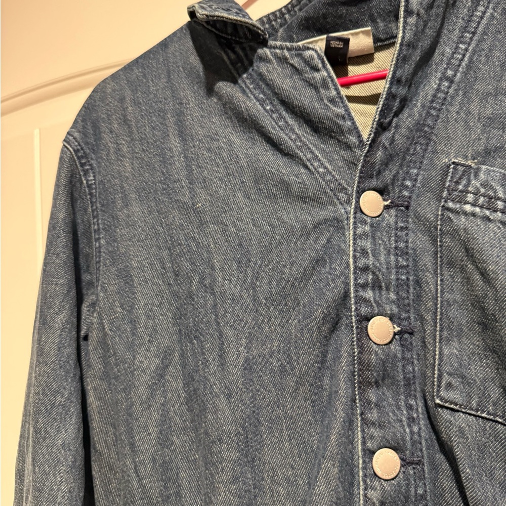 🍡NWOT Denim Women's romper long sleeve and shorts - Picture 3 of 6